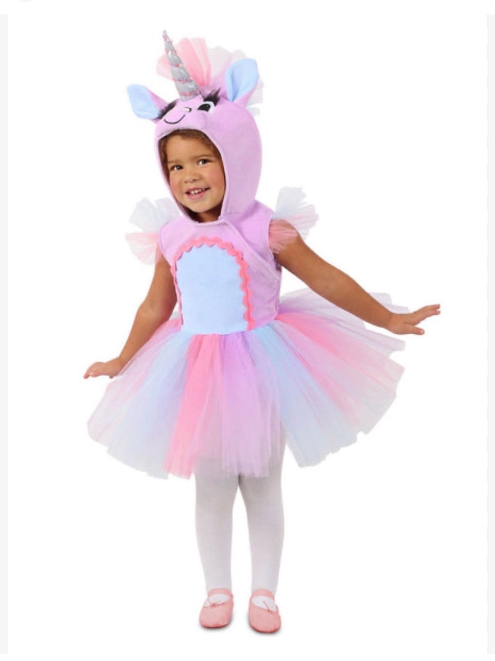 NEW PRINCESS PARADISE INFANT TODDLER Girls Pink  Unicorn HOODED Costume SZ 6-12